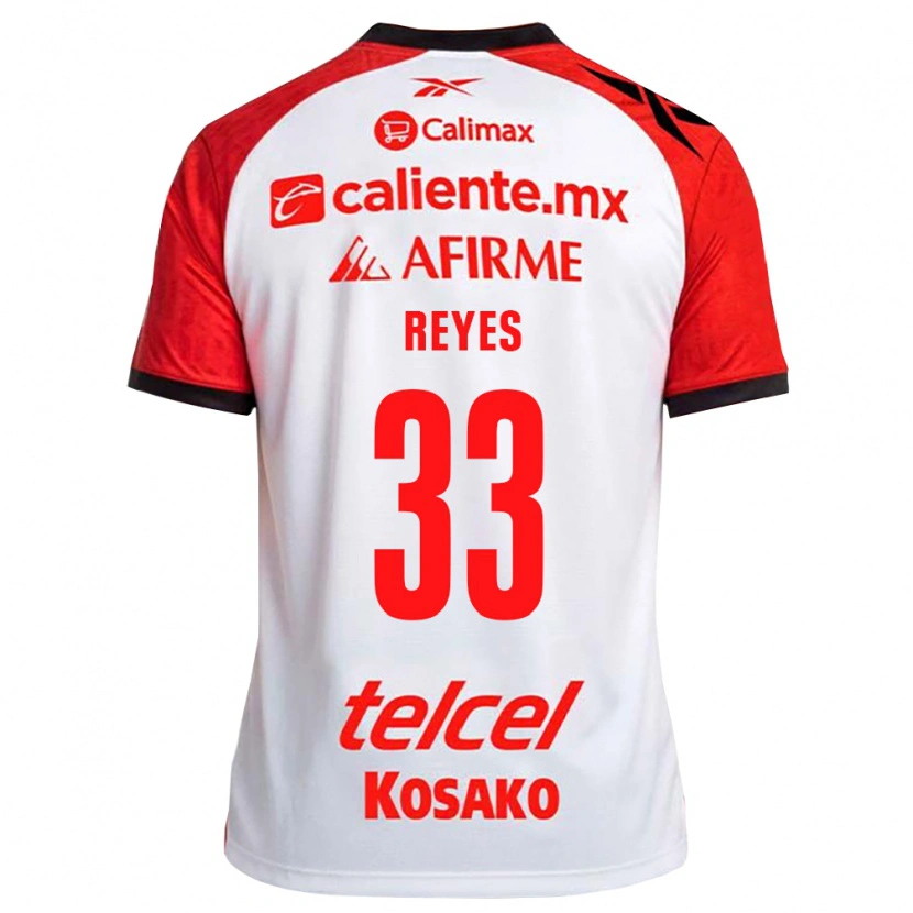 DanxenメンズJazmín Reyes#33白黒赤アウェイシャツ2026/27ジャージーユニフォーム