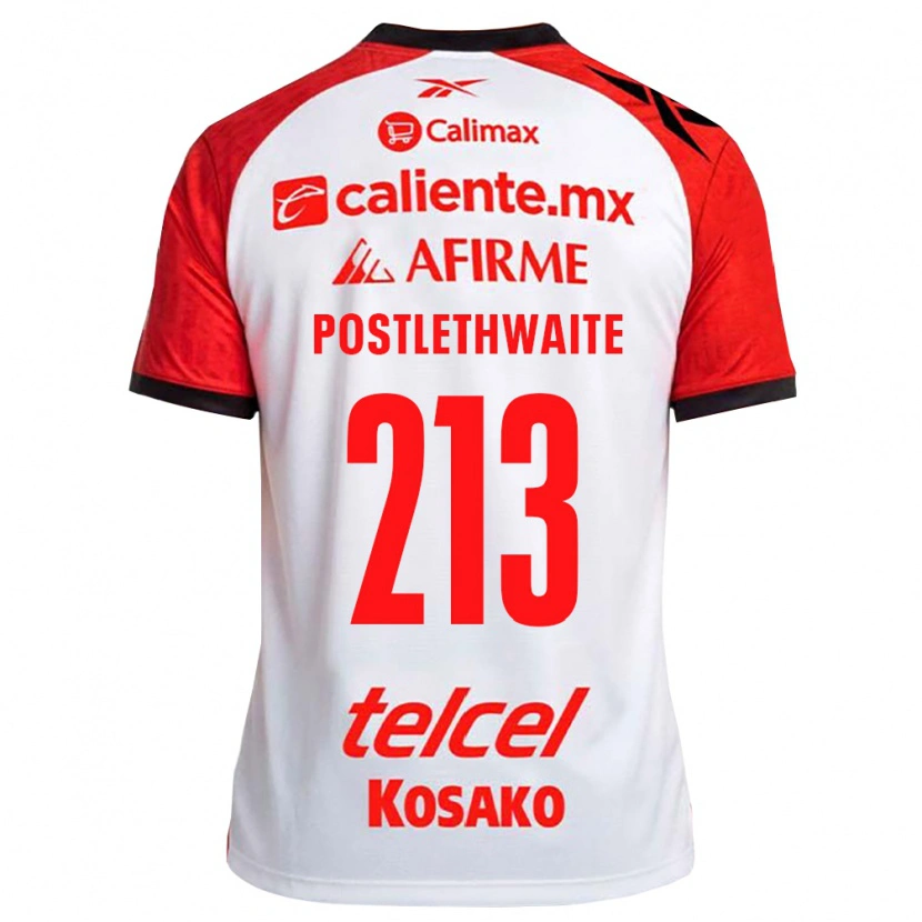 DanxenメンズEmiliano Postlethwaite#213白黒赤アウェイシャツ2026/27ジャージーユニフォーム