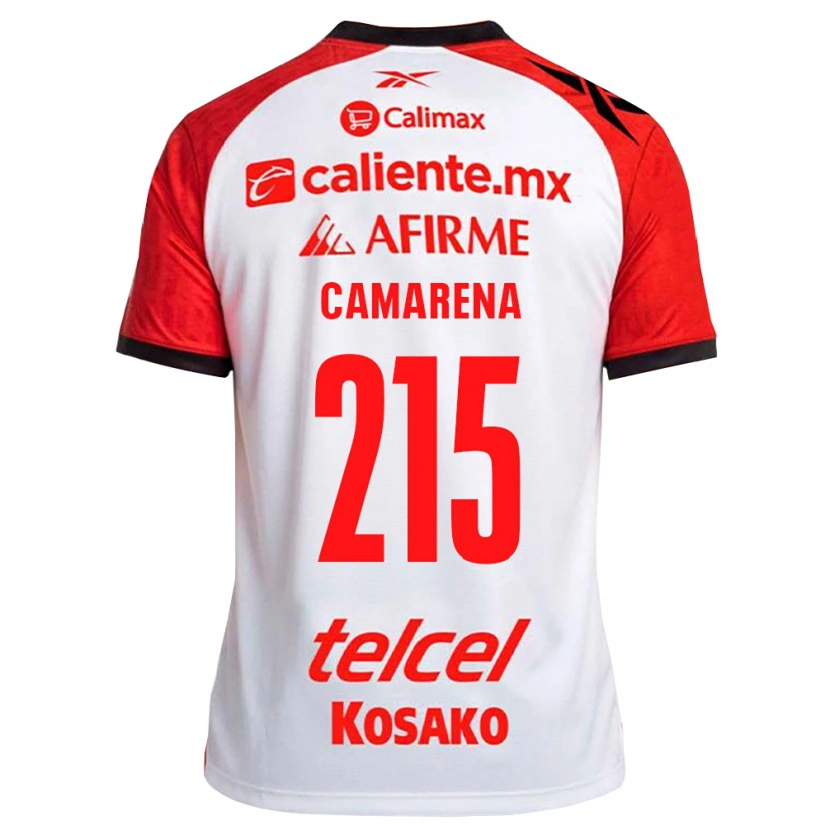 DanxenメンズMauricio Camarena#215白黒赤アウェイシャツ2026/27ジャージーユニフォーム