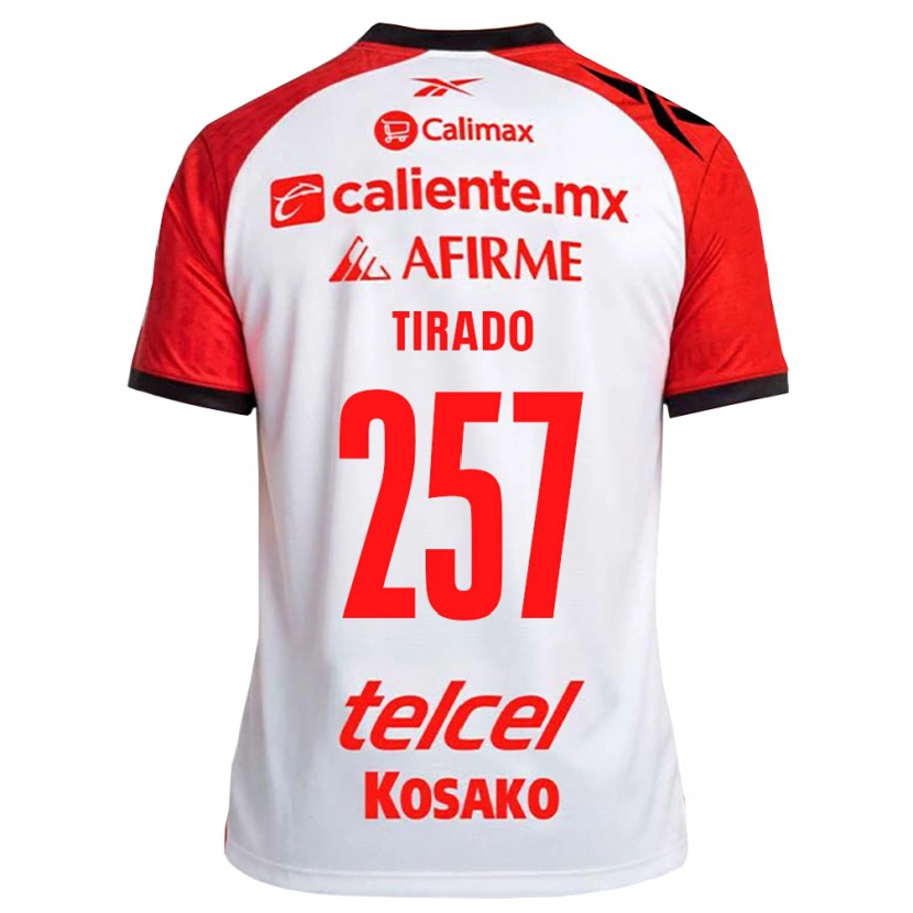 DanxenメンズDaniel Tirado#257白黒赤アウェイシャツ2026/27ジャージーユニフォーム