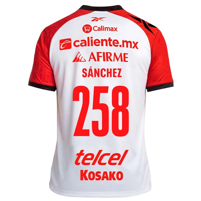 DanxenメンズEdgar Sánchez#258白黒赤アウェイシャツ2026/27ジャージーユニフォーム