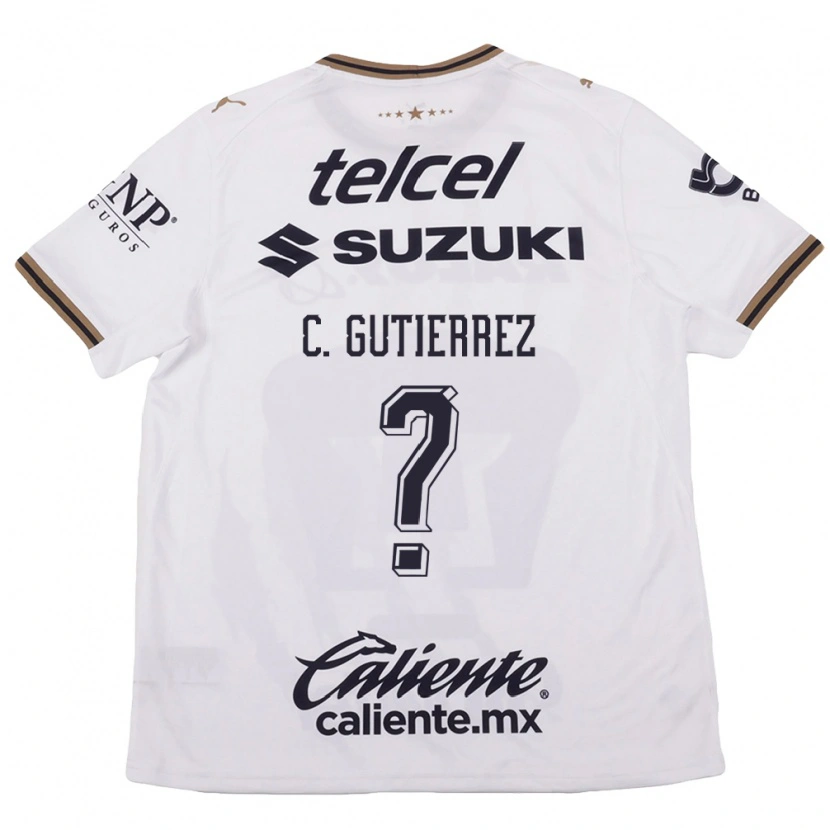 DanxenメンズCarlos Gutierrez#0白黒茶アウェイシャツ2026/27ジャージーユニフォーム