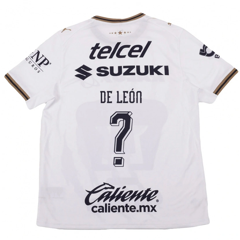 DanxenメンズAbraham De León#0白黒茶アウェイシャツ2026/27ジャージーユニフォーム