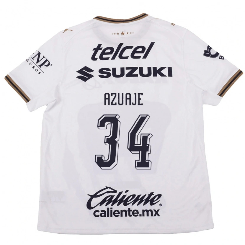 DanxenメンズÁngel Azuaje#34白黒茶アウェイシャツ2026/27ジャージーユニフォーム