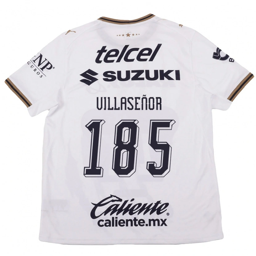 DanxenメンズEmiliano Villaseñor#185白黒茶アウェイシャツ2026/27ジャージーユニフォーム