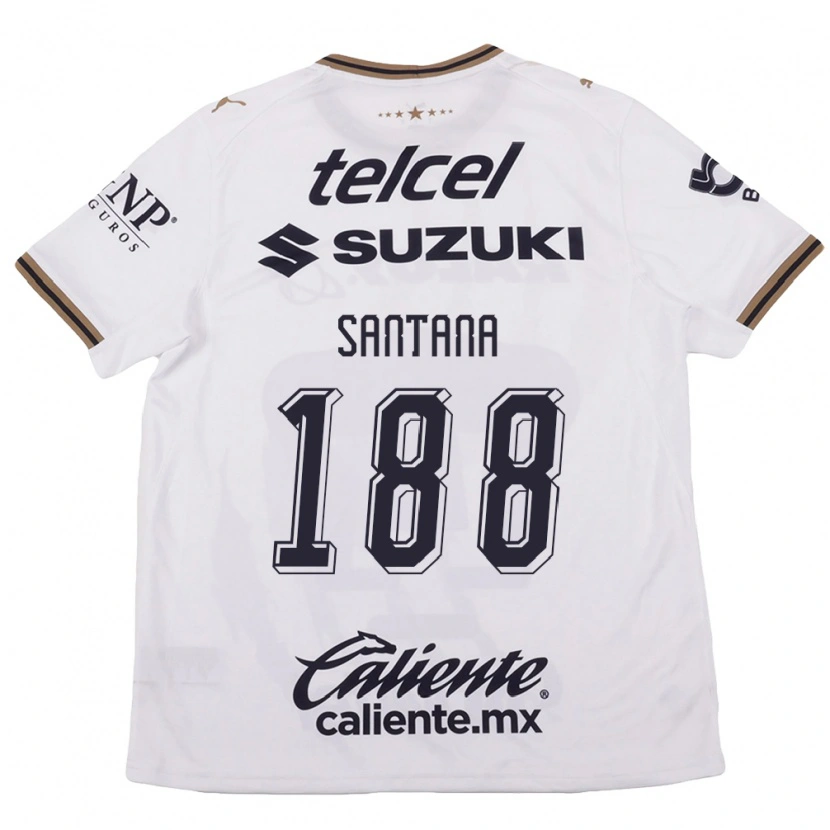 DanxenメンズGuillermo Santana#188白黒茶アウェイシャツ2026/27ジャージーユニフォーム