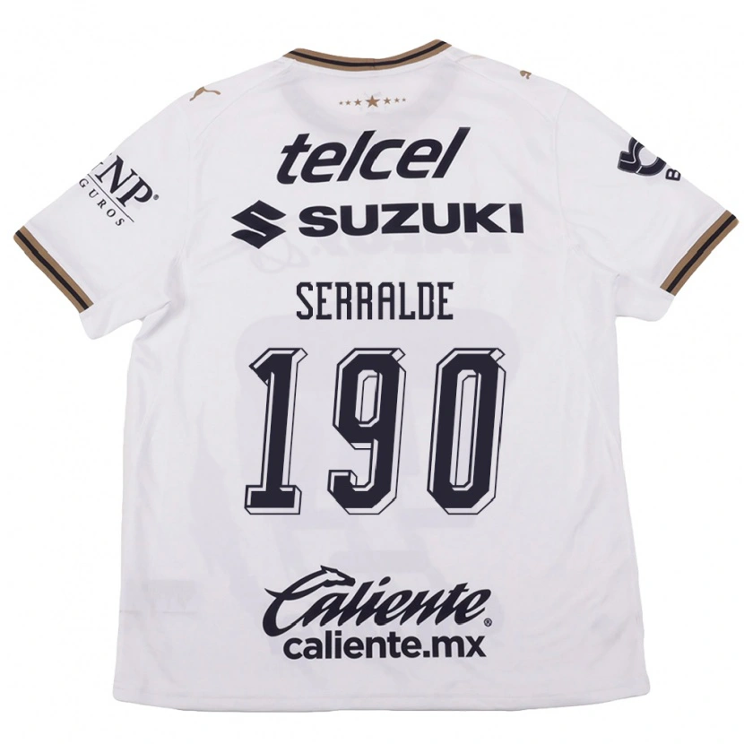 DanxenメンズGerardo Serralde#190白黒茶アウェイシャツ2026/27ジャージーユニフォーム