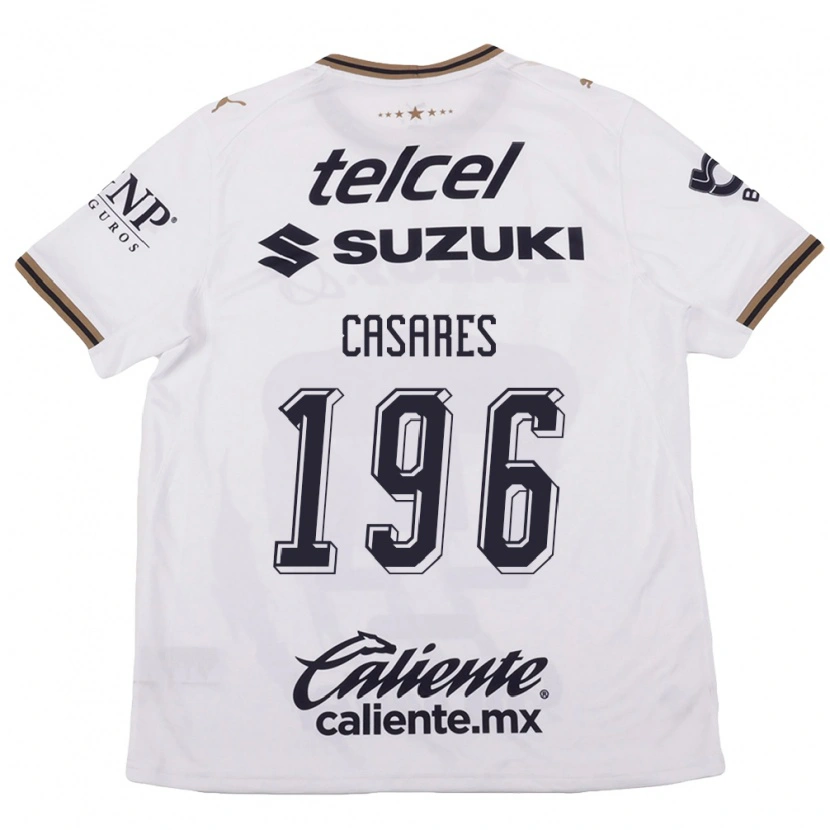 DanxenメンズMateo Casares#196白黒茶アウェイシャツ2026/27ジャージーユニフォーム
