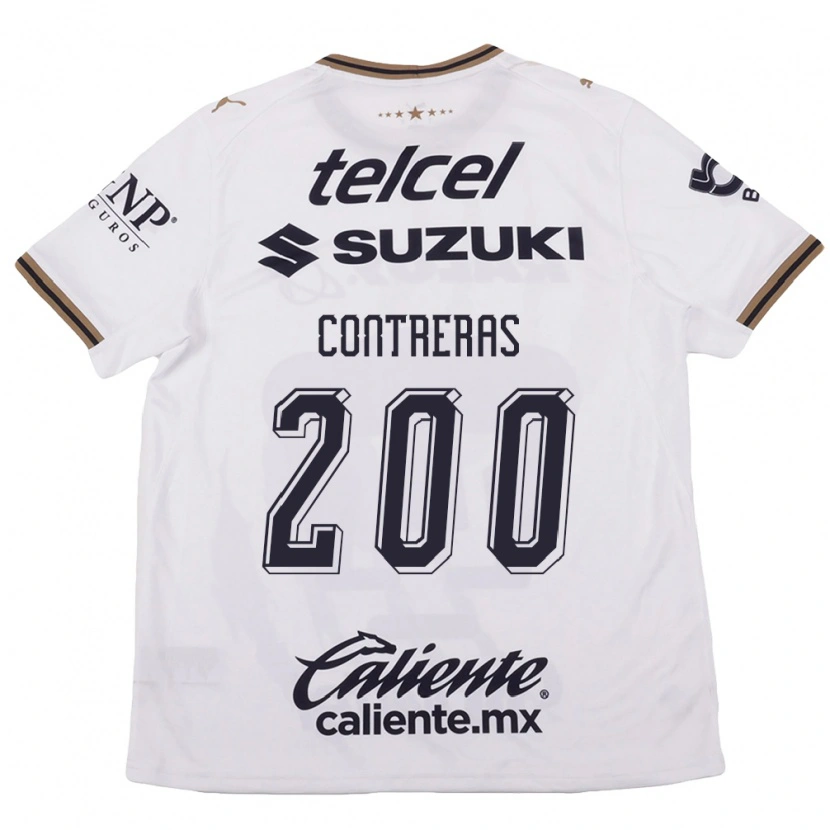 DanxenメンズDiego Contreras#200白黒茶アウェイシャツ2026/27ジャージーユニフォーム