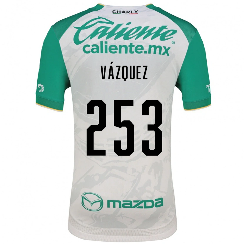 DanxenメンズHéctor Vázquez#253薄緑白アウェイシャツ2026/27ジャージーユニフォーム