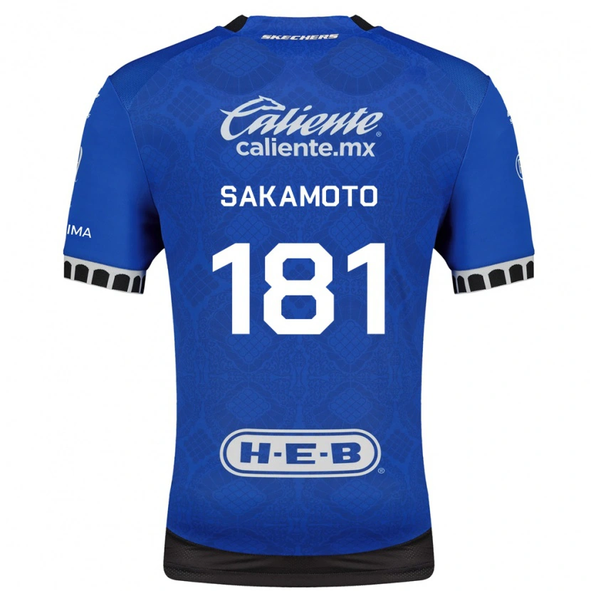 Danxenメンズステラン・サカモト#181ロイヤルブルー白黒アウェイシャツ2026/27ジャージーユニフォーム