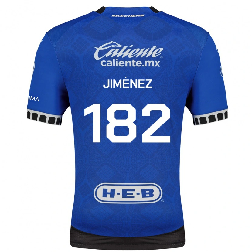 DanxenメンズCarlos Jiménez#182ロイヤルブルー白黒アウェイシャツ2026/27ジャージーユニフォーム