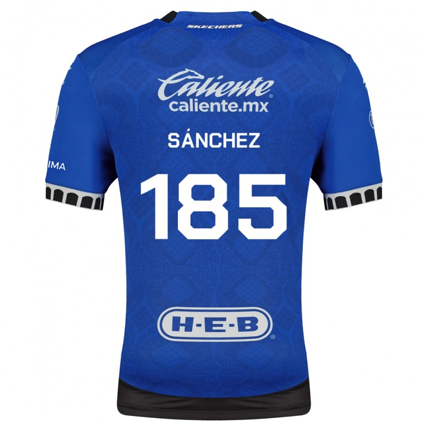 DanxenメンズSaúl Sánchez#185ロイヤルブルー白黒アウェイシャツ2026/27ジャージーユニフォーム