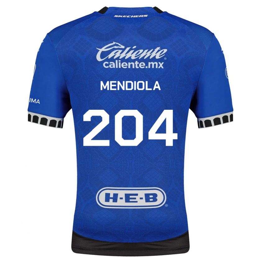 DanxenメンズCarlos Mendiola#204ロイヤルブルー白黒アウェイシャツ2026/27ジャージーユニフォーム