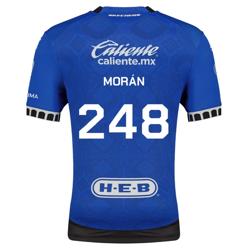 DanxenメンズJorge Morán#248ロイヤルブルー白黒アウェイシャツ2026/27ジャージーユニフォーム