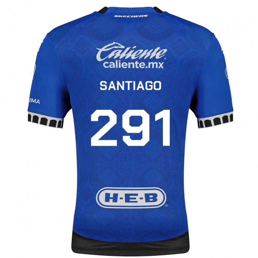 DanxenメンズSantiago De La Barrera#291ロイヤルブルー白黒アウェイシャツ2026/27ジャージーユニフォーム