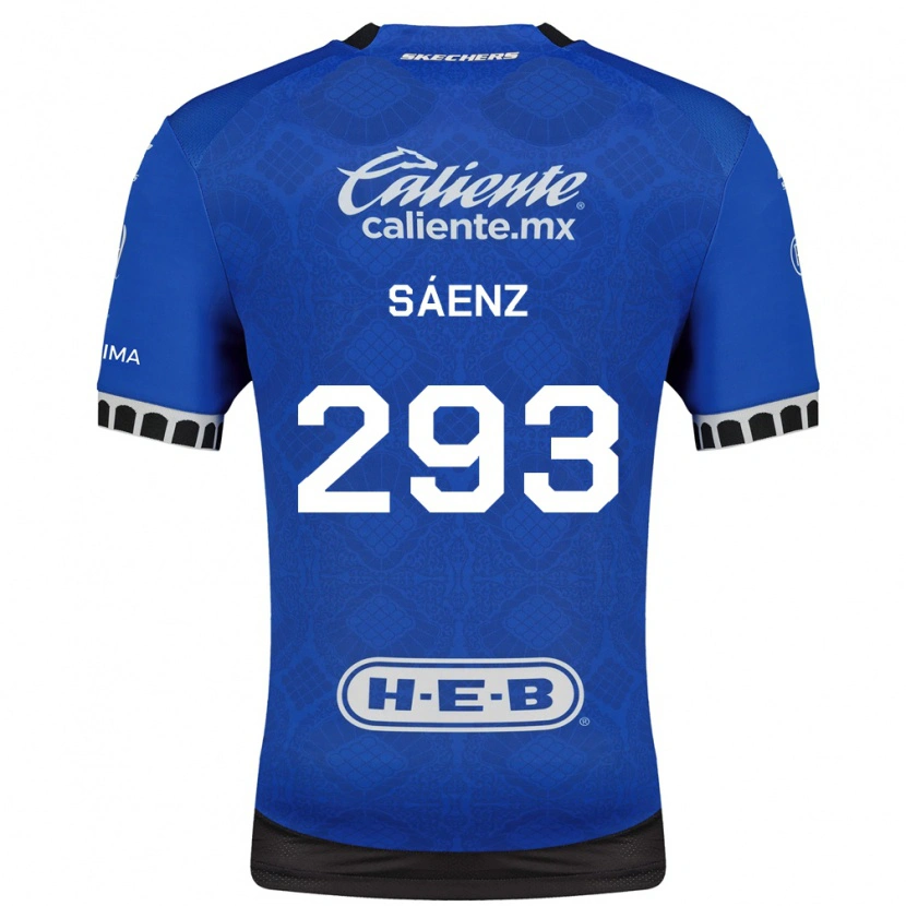 DanxenメンズNicolás Sáenz#293ロイヤルブルー白黒アウェイシャツ2026/27ジャージーユニフォーム