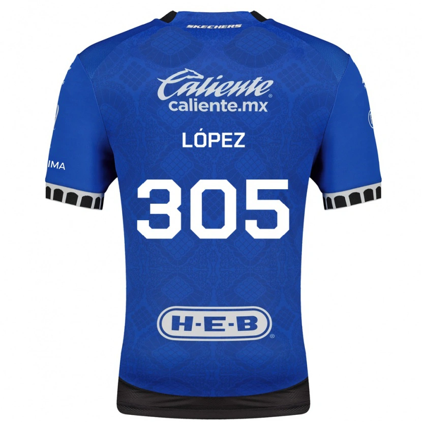 DanxenメンズNoé López#305ロイヤルブルー白黒アウェイシャツ2026/27ジャージーユニフォーム