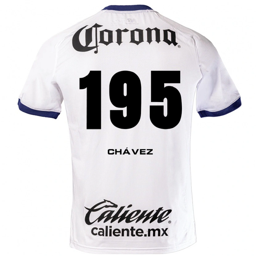 DanxenメンズÁngel Chávez#195白青黒アウェイシャツ2026/27ジャージーユニフォーム