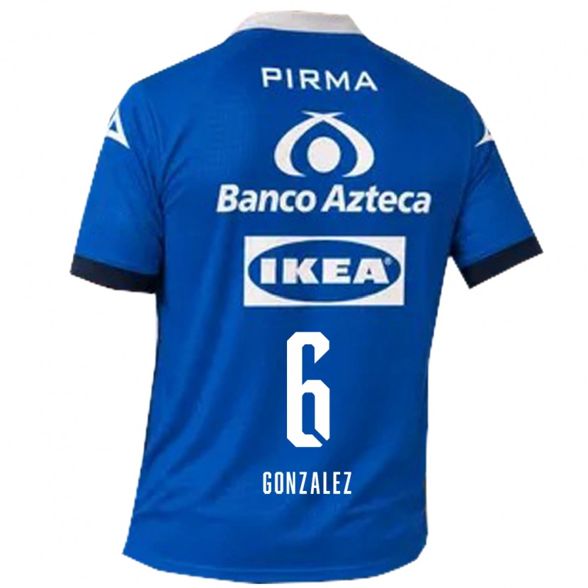 DanxenメンズPablo González#6青白アウェイシャツ2026/27ジャージーユニフォーム