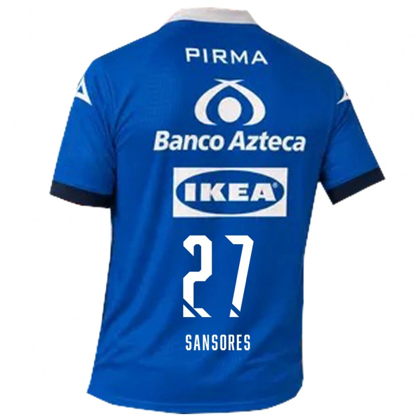 DanxenメンズMiguel Sansores#27青白アウェイシャツ2026/27ジャージーユニフォーム