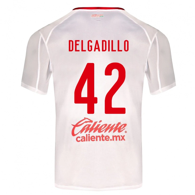 DanxenメンズDiego Delgadillo#42白緑赤アウェイシャツ2026/27ジャージーユニフォーム