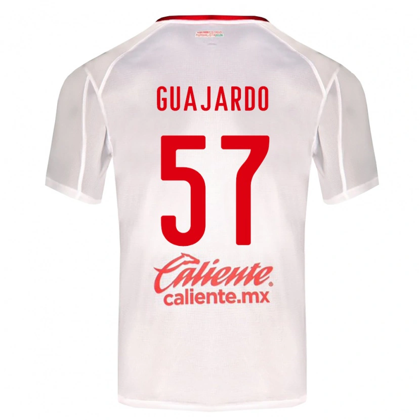 DanxenメンズDylan Guajardo#57白緑赤アウェイシャツ2026/27ジャージーユニフォーム