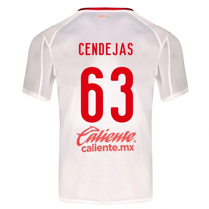 DanxenメンズMatías Cendejas#63白緑赤アウェイシャツ2026/27ジャージーユニフォーム