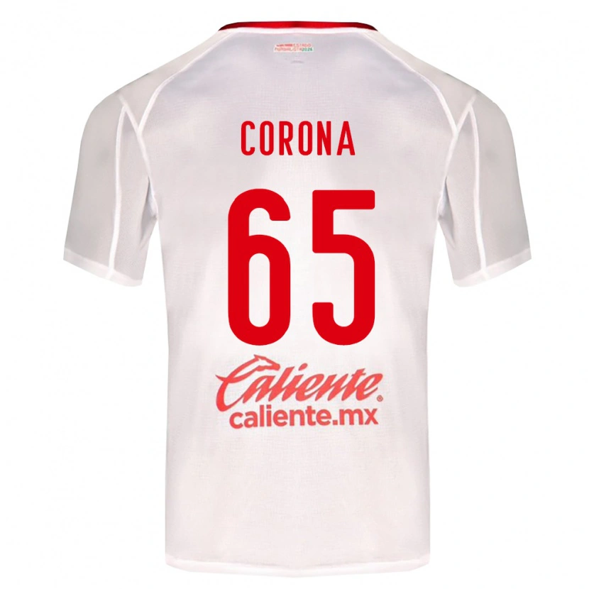 DanxenメンズCarlos Corona#65白緑赤アウェイシャツ2026/27ジャージーユニフォーム