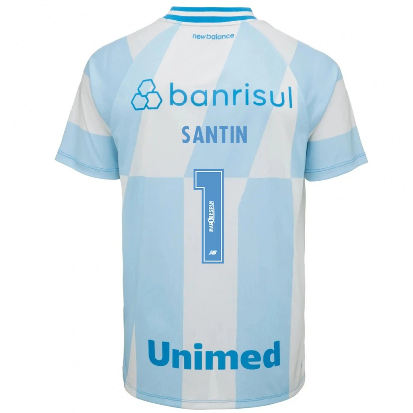 DanxenメンズDuda Santin#1薄青白アウェイシャツ2026/27ジャージーユニフォーム