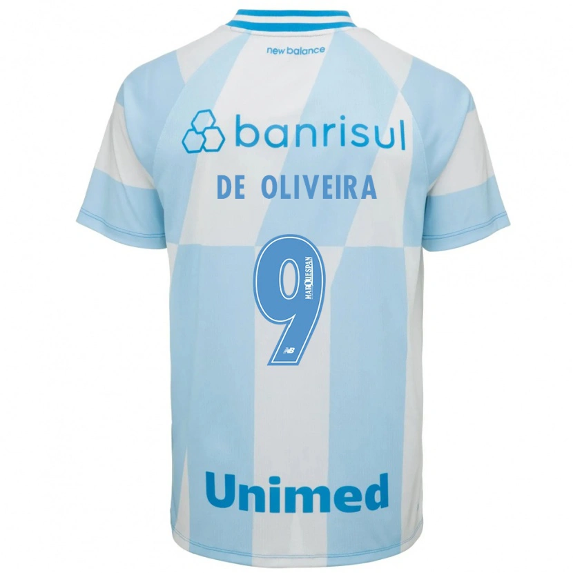 DanxenメンズVeridiana Mostaco De Oliveira#9薄青白アウェイシャツ2026/27ジャージーユニフォーム