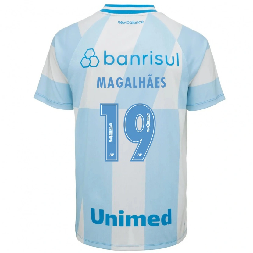DanxenメンズFellipe Magalhães#19薄青白アウェイシャツ2026/27ジャージーユニフォーム