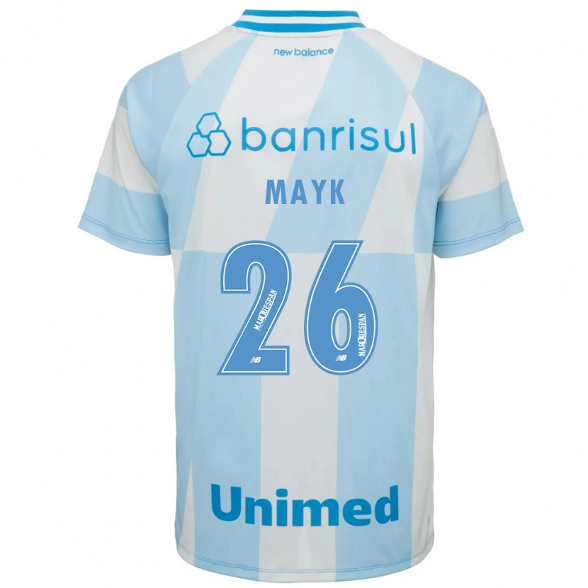 DanxenメンズMayk#26薄青白アウェイシャツ2026/27ジャージーユニフォーム
