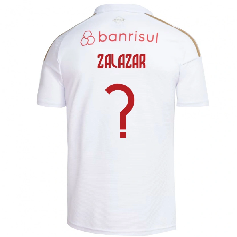DanxenメンズMaxi Zalazar#0白赤アウェイシャツ2026/27ジャージーユニフォーム