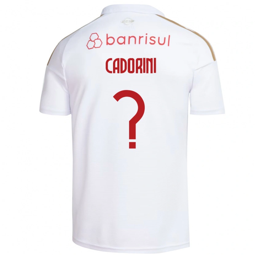 DanxenメンズMatheus Cadorini#0白赤アウェイシャツ2026/27ジャージーユニフォーム