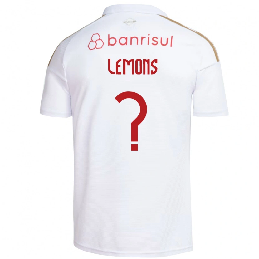 DanxenメンズMatheus Lemons#0白赤アウェイシャツ2026/27ジャージーユニフォーム