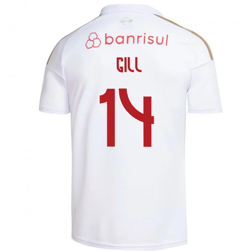 DanxenメンズAntonio Gill#14白赤アウェイシャツ2026/27ジャージーユニフォーム
