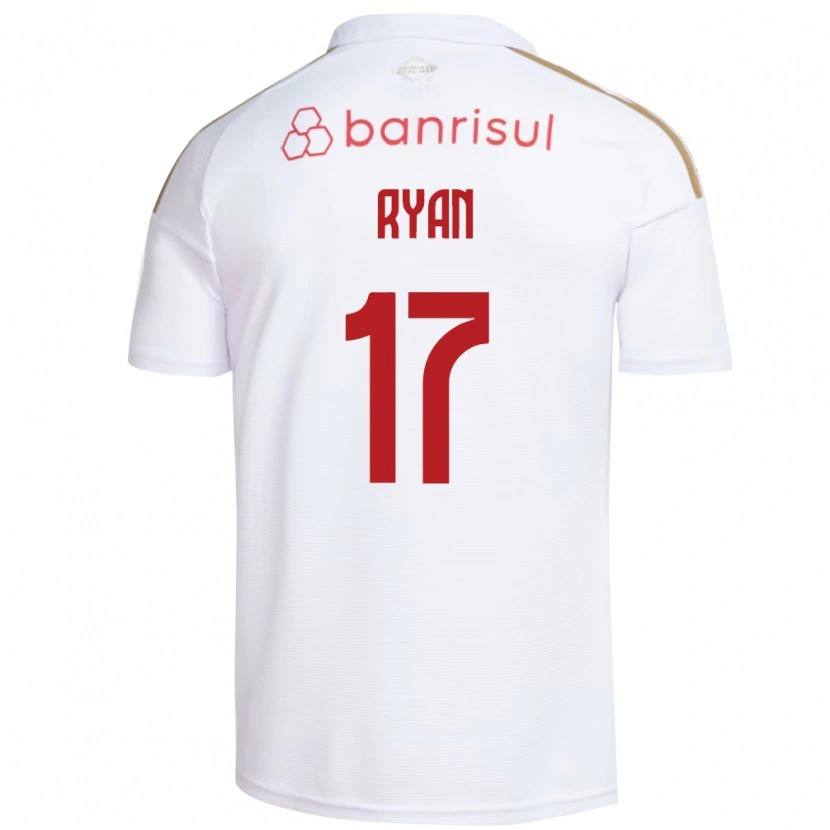 DanxenメンズGabriel Ryan#17白赤アウェイシャツ2026/27ジャージーユニフォーム