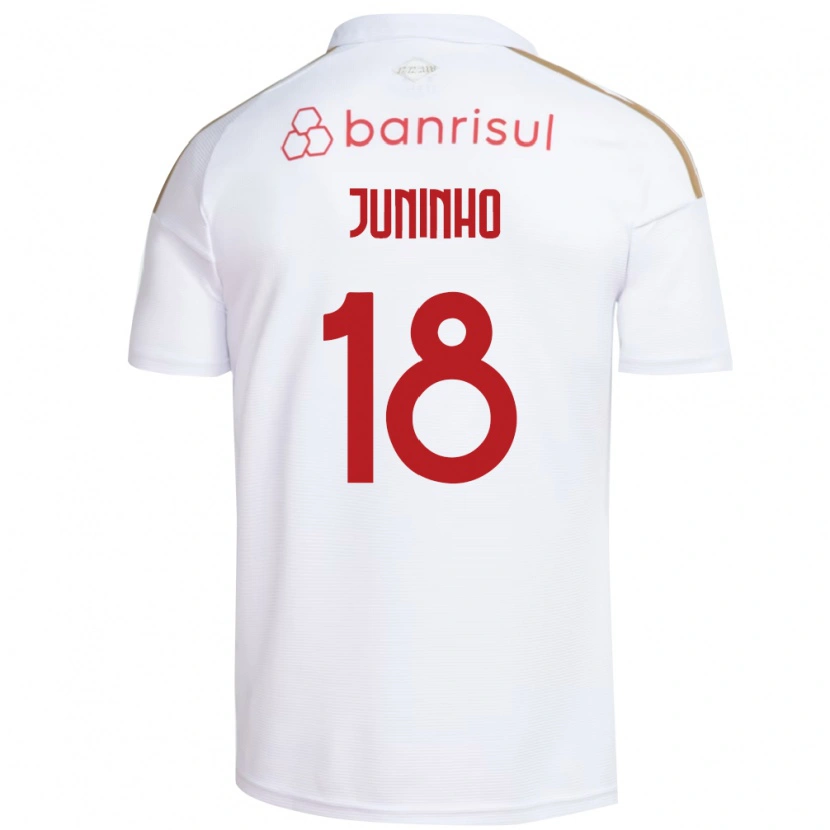 DanxenメンズJuninho#18白赤アウェイシャツ2026/27ジャージーユニフォーム
