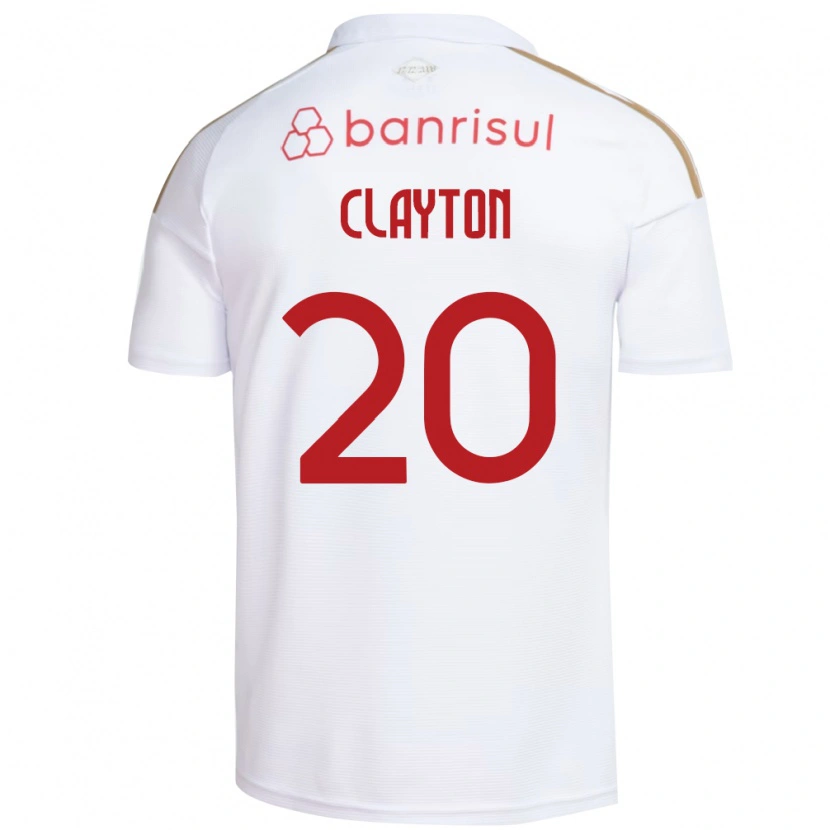 DanxenメンズClayton#20白赤アウェイシャツ2026/27ジャージーユニフォーム