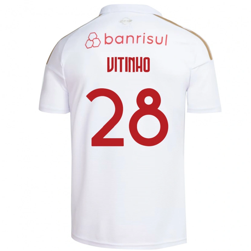 DanxenメンズVitinho#28白赤アウェイシャツ2026/27ジャージーユニフォーム