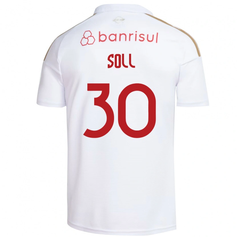 DanxenメンズSoll#30白赤アウェイシャツ2026/27ジャージーユニフォーム