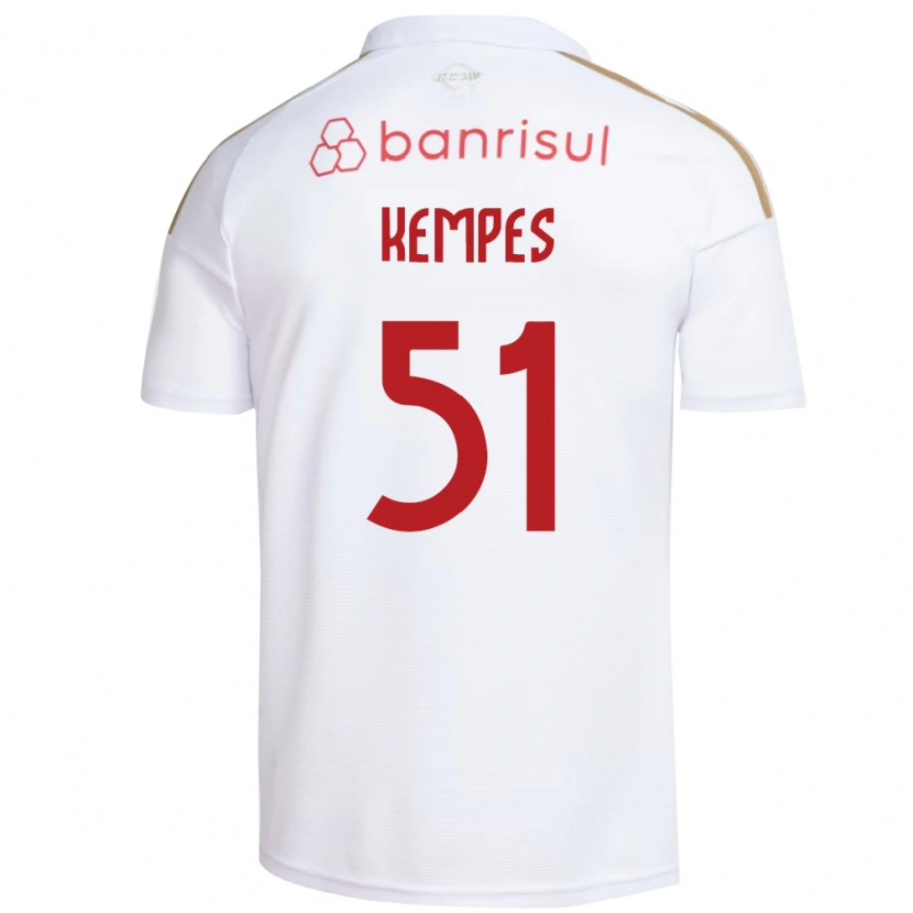 DanxenメンズKempes#51白赤アウェイシャツ2026/27ジャージーユニフォーム