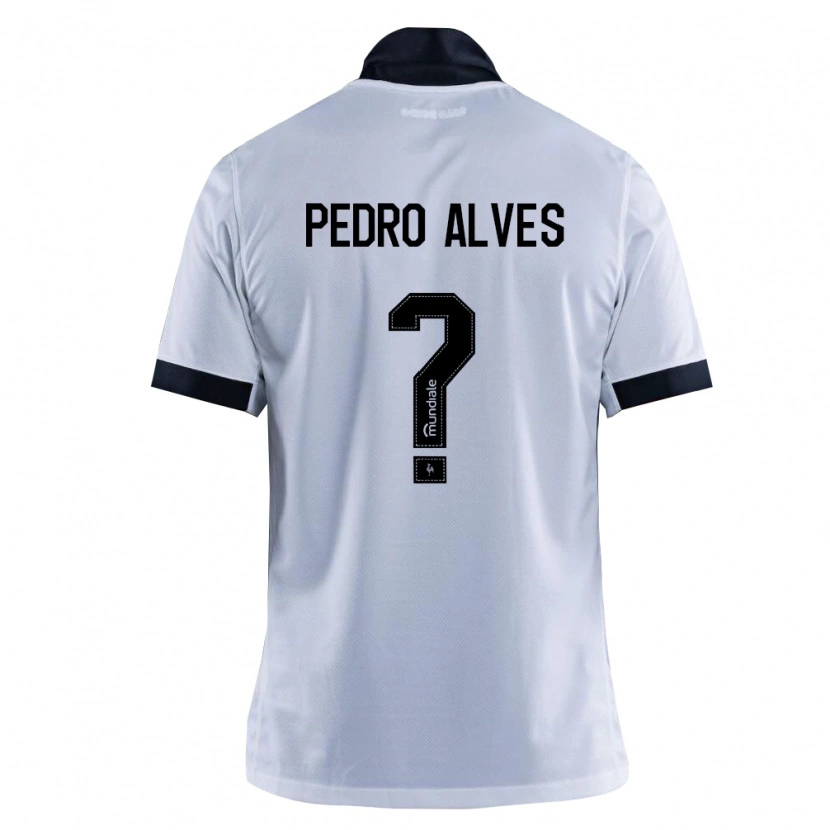 DanxenメンズPedro Alves#0黒白アウェイシャツ2026/27ジャージーユニフォーム