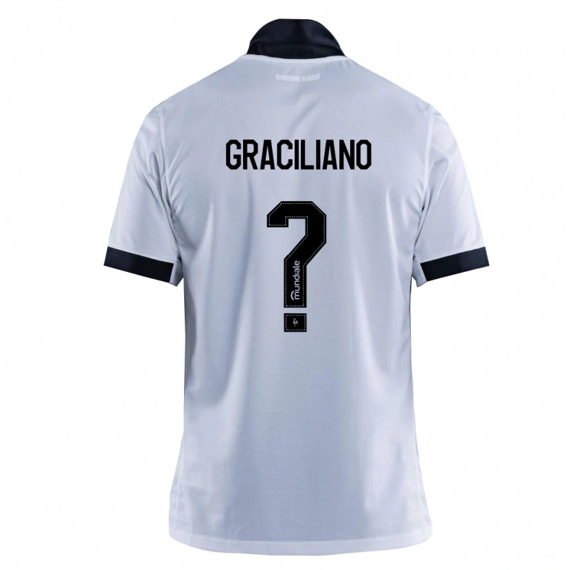 DanxenメンズArthur Graciliano#0黒白アウェイシャツ2026/27ジャージーユニフォーム