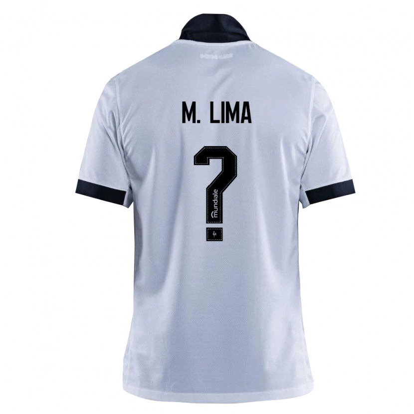 DanxenメンズMatheus Lima#0黒白アウェイシャツ2026/27ジャージーユニフォーム