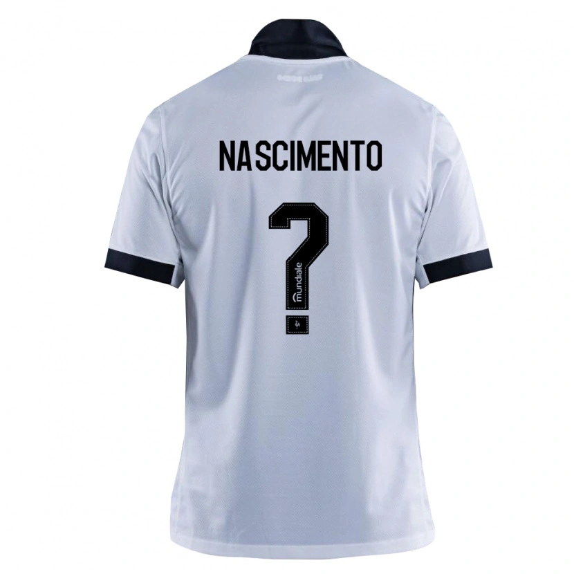 DanxenメンズRuan Nascimento#0黒白アウェイシャツ2026/27ジャージーユニフォーム