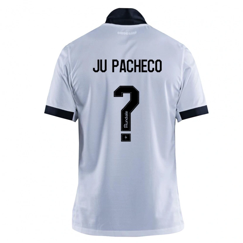 DanxenメンズJu Pacheco#0黒白アウェイシャツ2026/27ジャージーユニフォーム