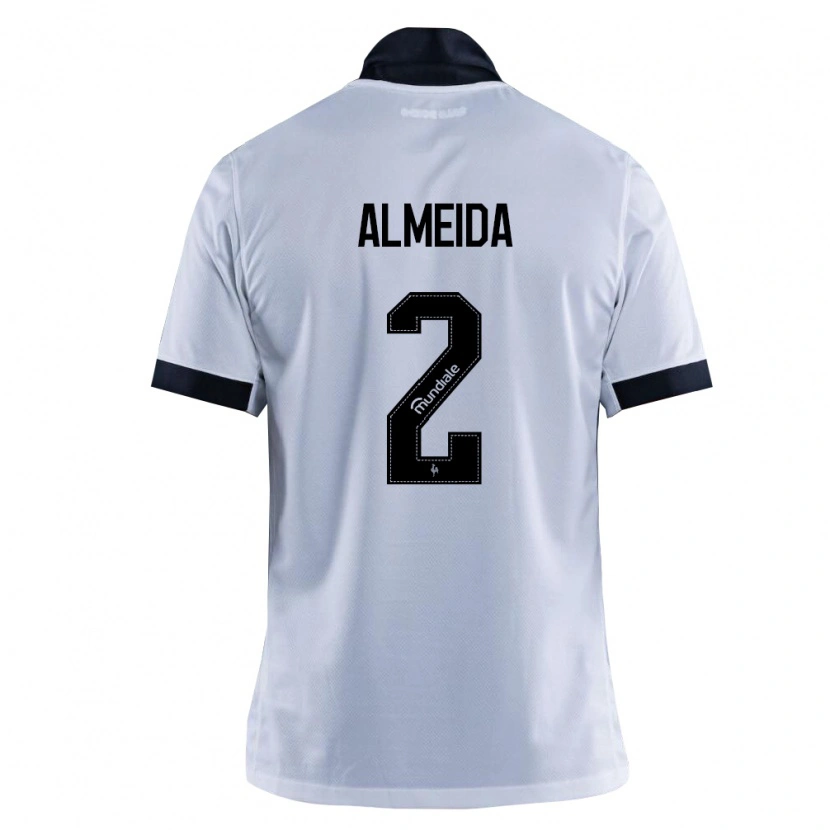 DanxenメンズSamuel Almeida#2黒白アウェイシャツ2026/27ジャージーユニフォーム