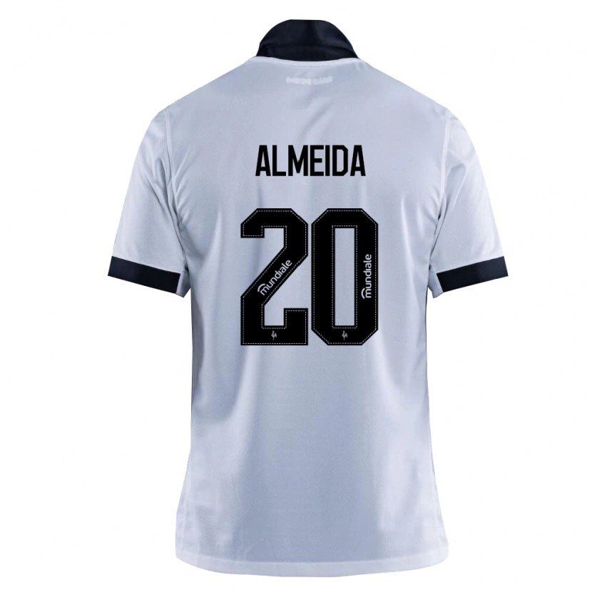 DanxenメンズVinicius Almeida#20黒白アウェイシャツ2026/27ジャージーユニフォーム